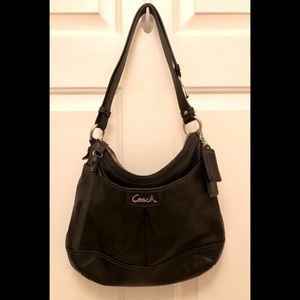 Coach Parker Black Leather Hobo
